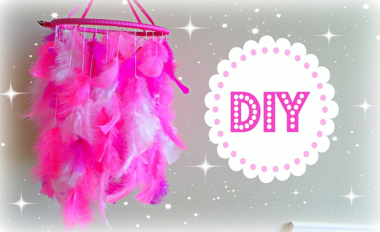 DIY Feather Mobile :: DIY Dream Catcher :: DIY Room Decoration :: 2CupsofDelight