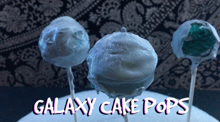 DIY Galaxy Cake Pops FAIL