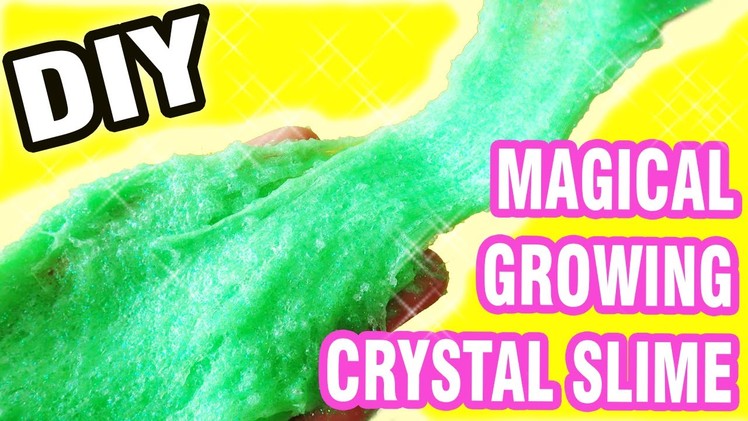 DIY Glitter Slime with Growing Jelly Crystals by Bum Bum Surprise Toys