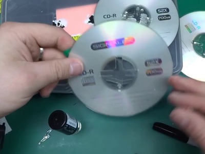 DIY hacked CD LED mood lamp. night light - Full build - Part 1