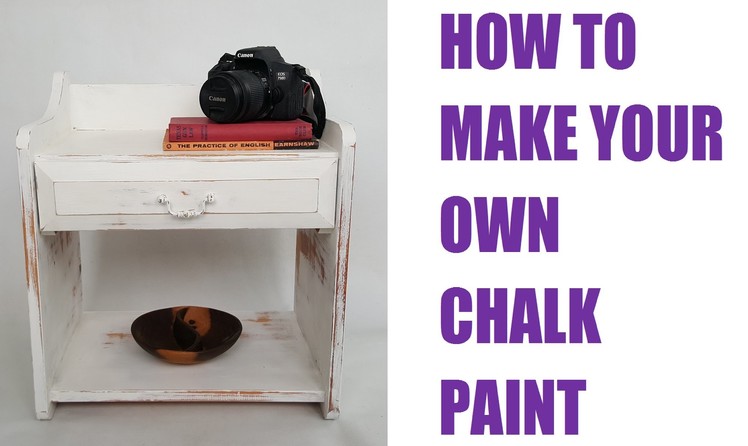 DIY: How to Make Chalk Paint | Vikkie's Vintage