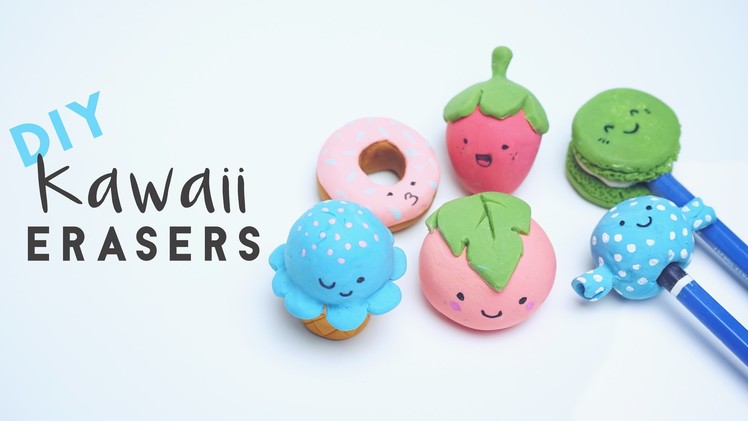 ✂ DIY Kawaii Erasers - Japanese Stationary