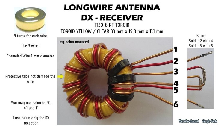 Diy Longwire antenna for DX up to 40 MHz or more homemade  HD