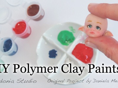 DIY Polymer Clay Paints for OOAK Dolls