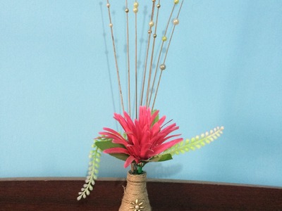 DIY: Rope flower Vase