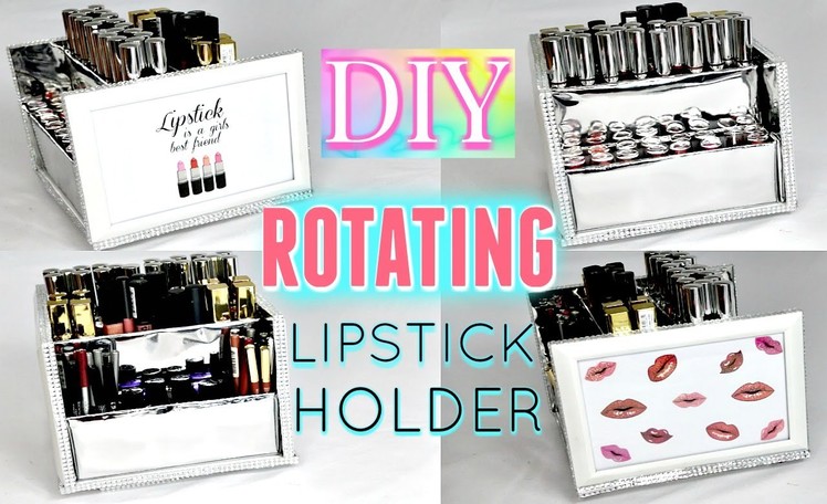 DIY Rotating Lipstick Tower Holder (Affordable!)