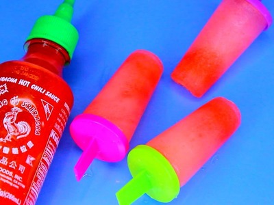 DIY Sriracha Popsicles! How to Make Spicy Sriracha Popsicles!