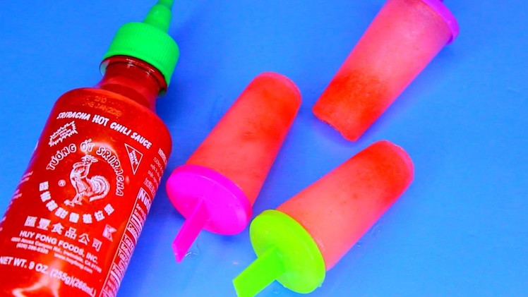 DIY Sriracha Popsicles! How to Make Spicy Sriracha Popsicles!