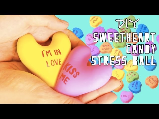 DIY Sweetheart Candy&Emoji Stress Ball.Squishy