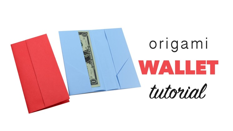 Easy Origami Wallet Tutorial ♥︎ DIY ♥︎