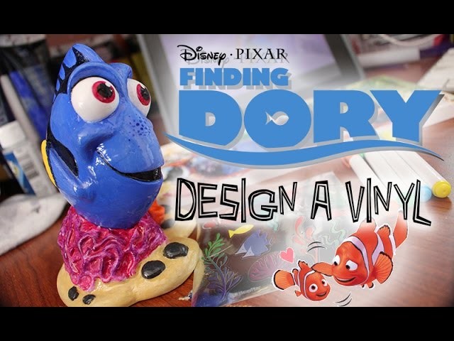 Finding Dory Design a Vinyl Speed Painting | Disney DIY|  The Dan-O Channel