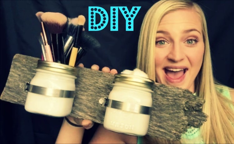 How To: DIY Mason Jar Wall Organizer