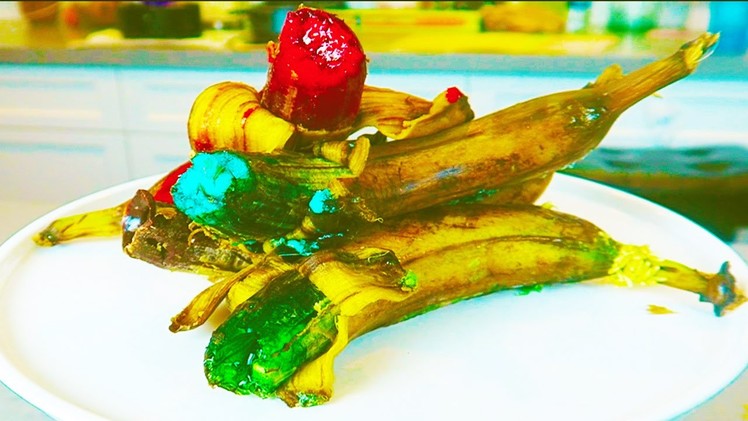 How to make Gummy Banana Jello Fun & Easy DIY!