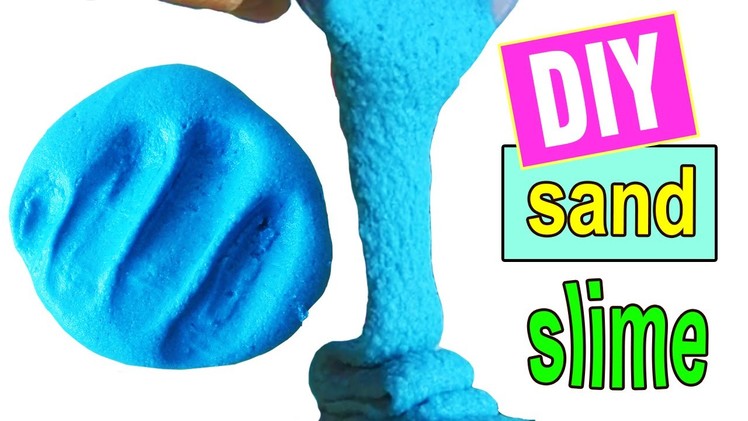 How To Make Sand Slime without Glue DIY by Bum Bum Surprise Toys