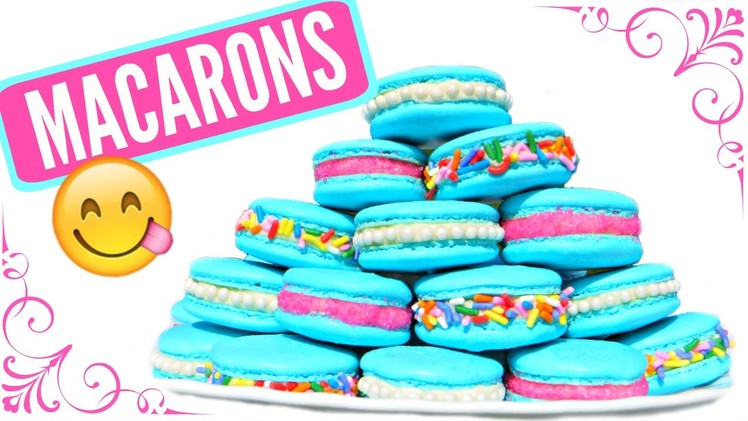 How to Make Tiffany Blue Macarons :: DIY Macarons :: Perfect Macarons :: 2CupsofDelight