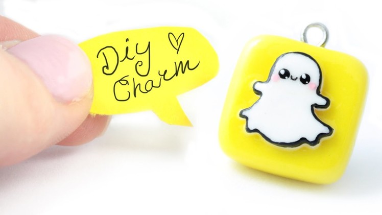 Kawaii Snapchat logo DIY charm!| Kawaii Friday
