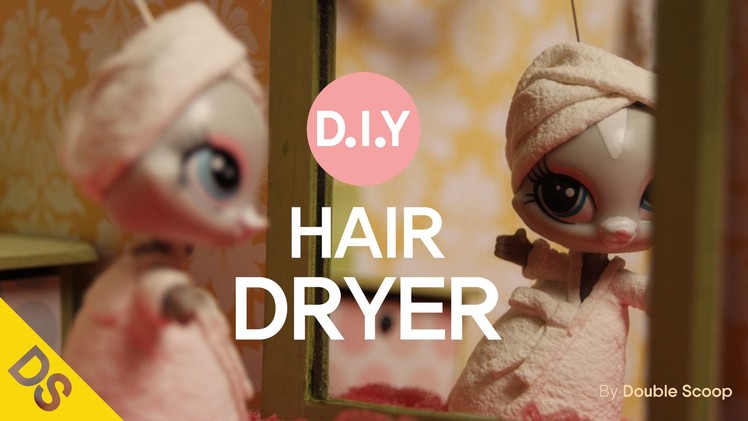 * Miniature TV * LPS Videos #17 :DIY Miniature Hair Dryer   (doll house)
