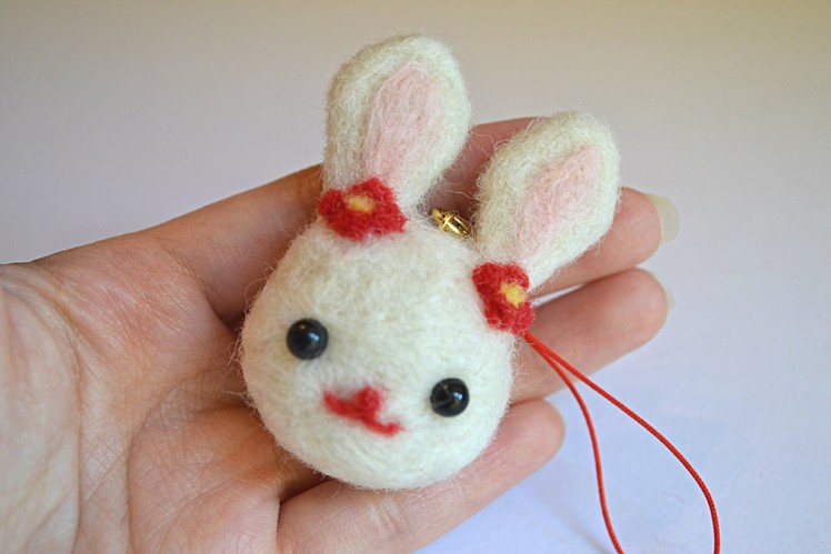 Rabbit Plush DIY Daiso Needle Felt Tutorial!