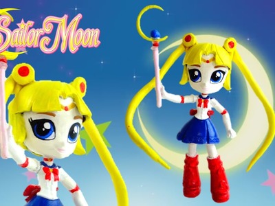 Sailor Moon New Custom Doll with MLP Equestria Girl DIY Tutorial | Evies Toy House