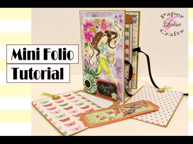 Tutorial Mini Folio - DIY SCRAPBOOK