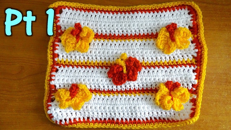 Butterfly Stitch Tutorial PT 1 - Crochet Tutorial