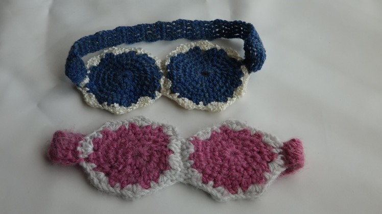 Como Hacer Un Antifaz how to make a crochet sleep mask