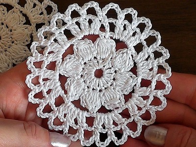 Crochet motif#6 Flower Tutorial