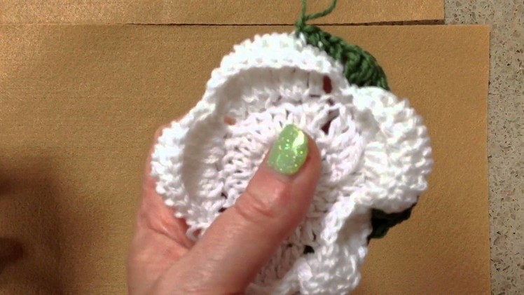 Crochet Yorkshire Rose Part 3