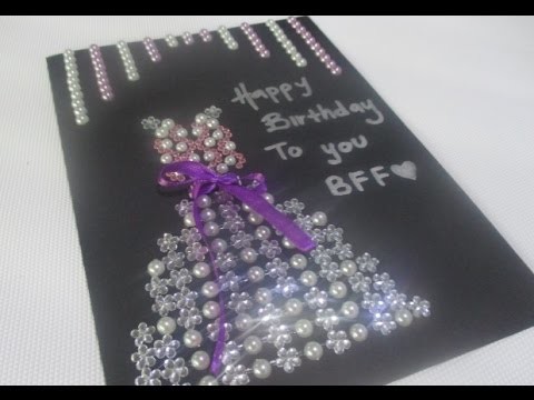 DIY : #134 Blink-Blink Dress Birthday Card ♥