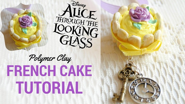 DIY Alice Through the Looking Glass Polymer Clay Cake TUTORIAL