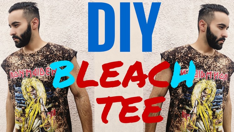 DIY: BLEACH ROCK T-Shirt tutorial part 2