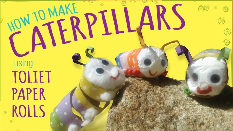 DIY Caterpillar – Toilet Paper Roll Craft - Easy Kids Craft