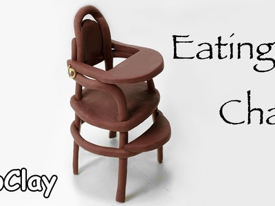 Diy dollhouse accessories vintage eating high chair - Dolls house furniture