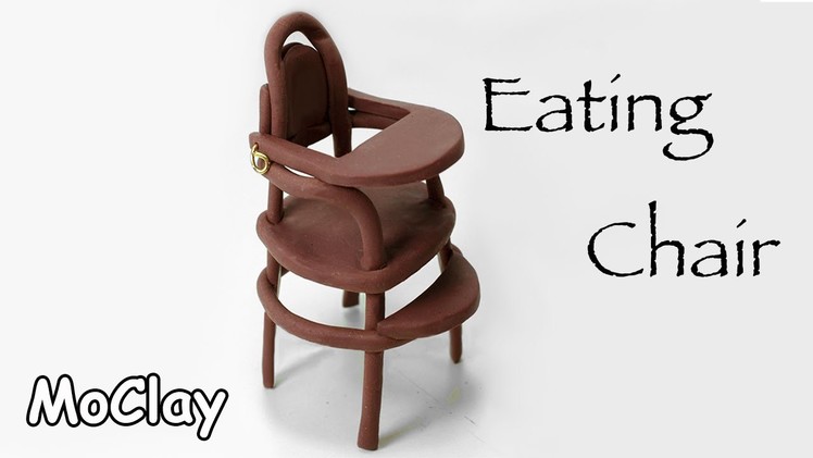 Diy dollhouse accessories vintage eating high chair - Dolls house furniture