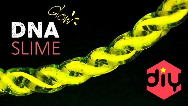 DIY GLOW DNA SLIME !! Neon Clean Slime! - MonsterKids