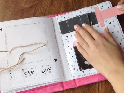 DIY Lovebook | Minibook | Handmade | Scrapbook