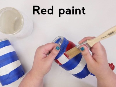 DIY Patriotic Mason Jar