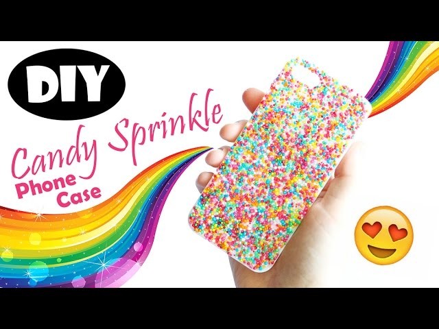 DIY Resin Candy Sprinkle Phone Case Tutorial