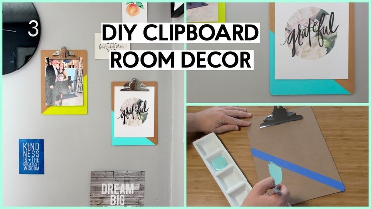 Easy DIY Clipboards for Your Room Decor