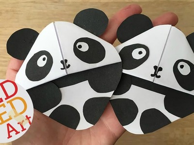 Easy Panda Bear Bookmark DIY (Great for Kung Fu Panda fans too)