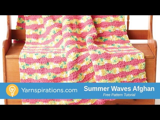 How to Crochet a Blanket: Summer Waves Afghan