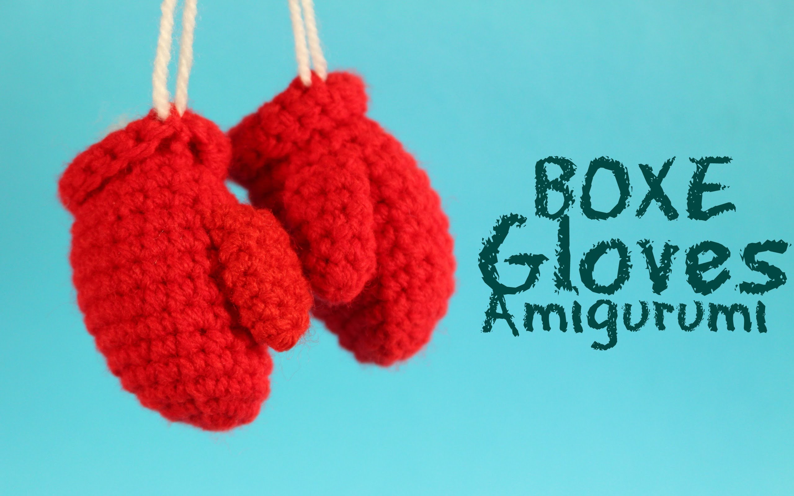 How to crochet a Boxe Gloves Amigurumi, World Of Amigurumi