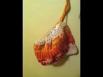 How to Crochet  a chalk  bag-