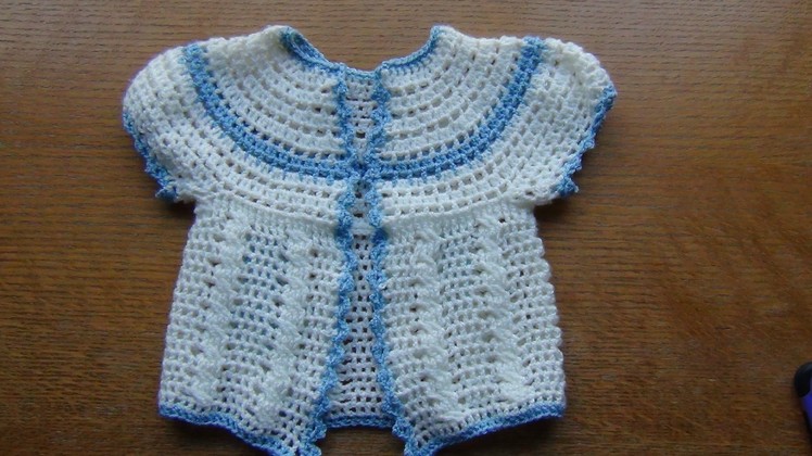 How to Crochet Cables for Baby Jacket