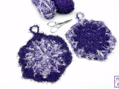How To Crochet Hexagon Scrubbies, Episode 311