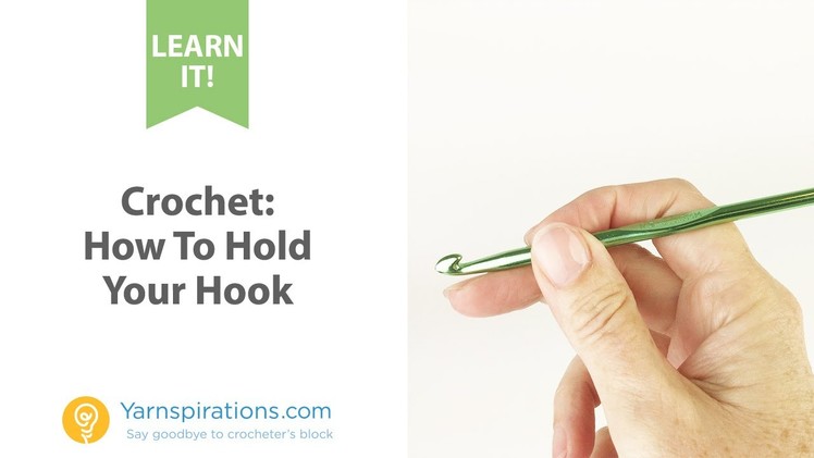 How To Crochet: How to hold your hook