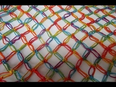 How to Crochet - Solomon's Knot Stitch tutorial easy Salomon Hail Stone Lover's Knot Love Knot