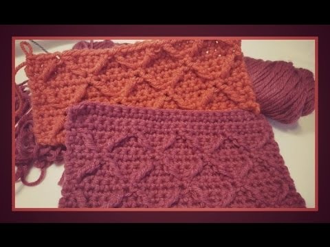 "How to Crochet the Diamond Stitch"