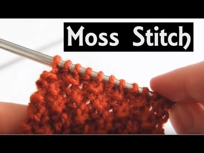 How to Knit Moss Stitch | Simple Knit & Purl Pattern | Knitting Lessons for Beginners