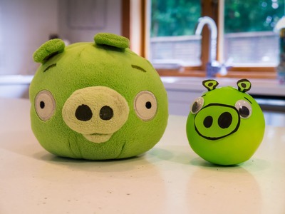 How to make a small Angry Birds green pig